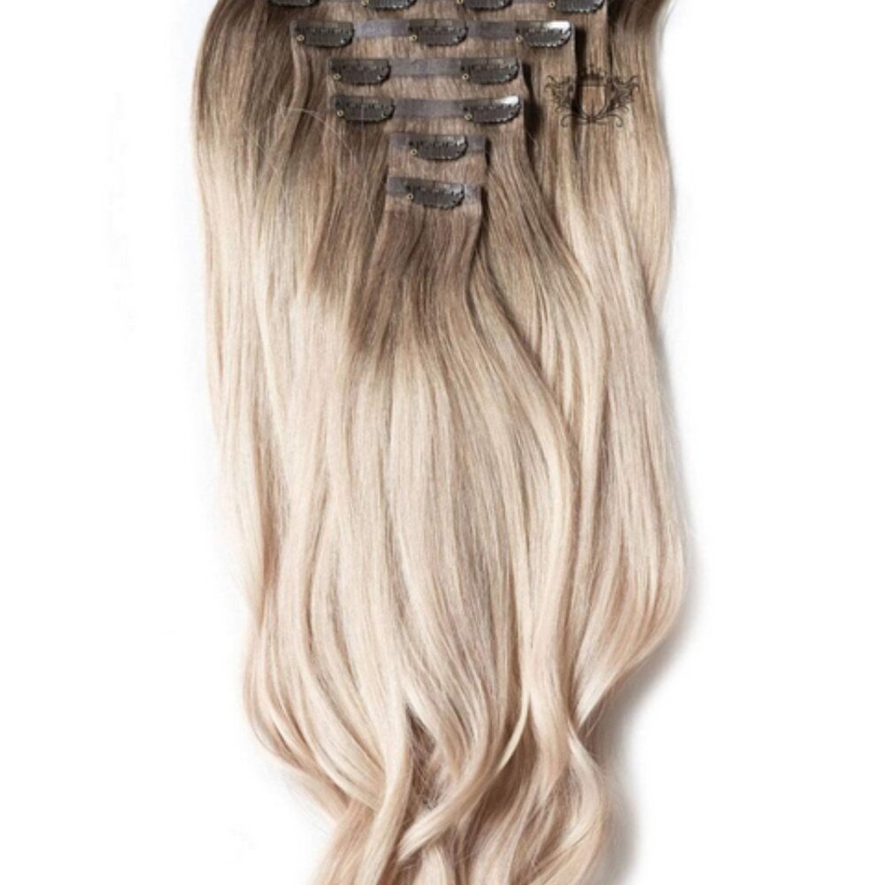 Foxy Locks Double Wefted Lace Clip in extensions 180 grams 20 inches